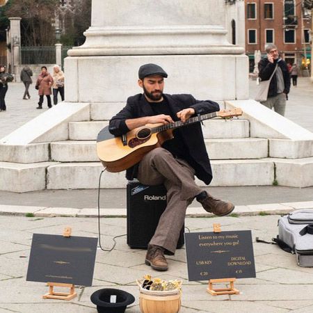 Acoustic Guitarist Venice