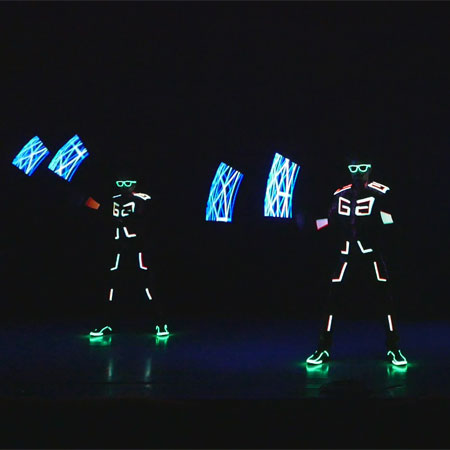 Led Tron Poi Spinners | Scarlett Entertainment