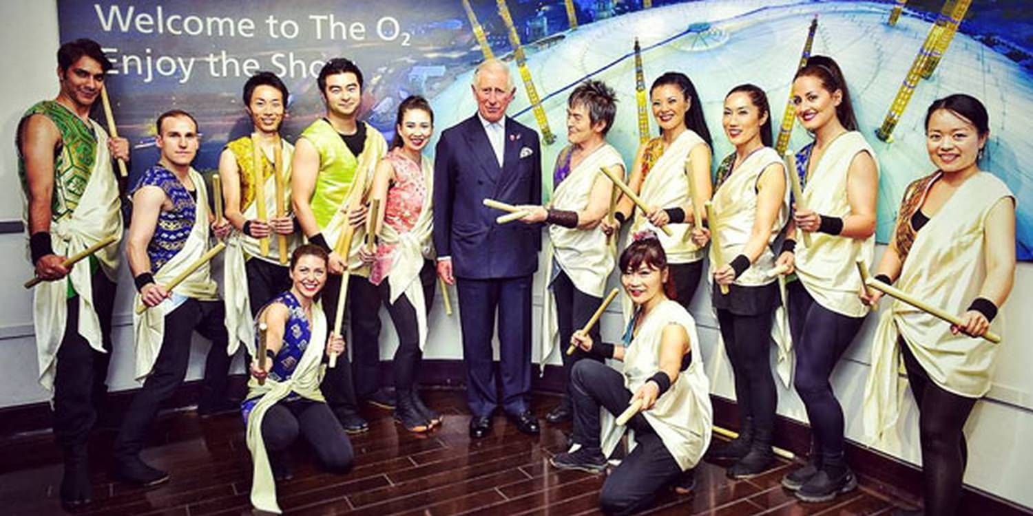 Taiko Drummers Perform For HRH In London