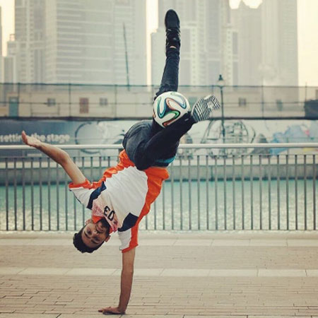 Fußball-Freestyler Abu Dhabi
