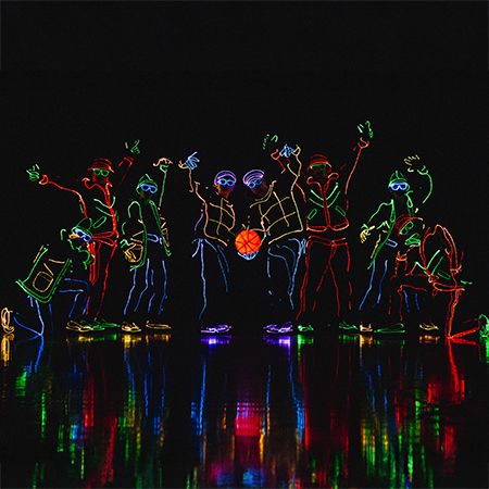 High-Tech Neon Dancers