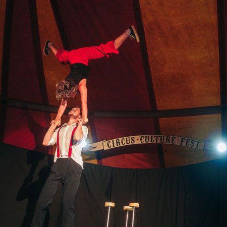Acrobatic Circus Duo