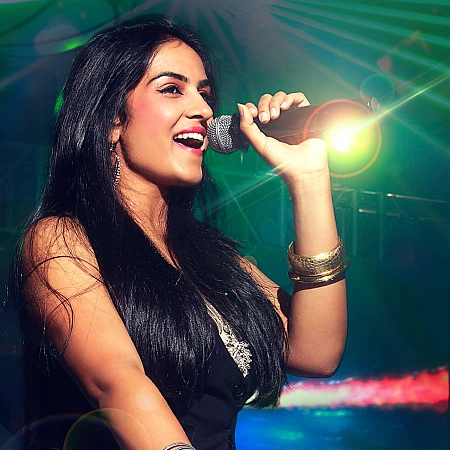 Indische weibliche Sängerin