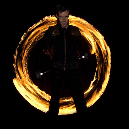 Fire Poi Dancers