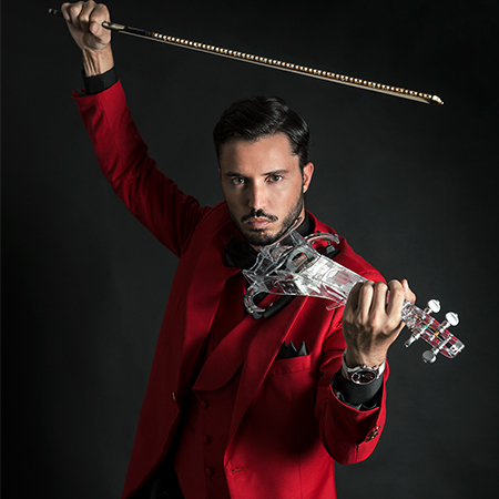 LED Electric Violinist Italy