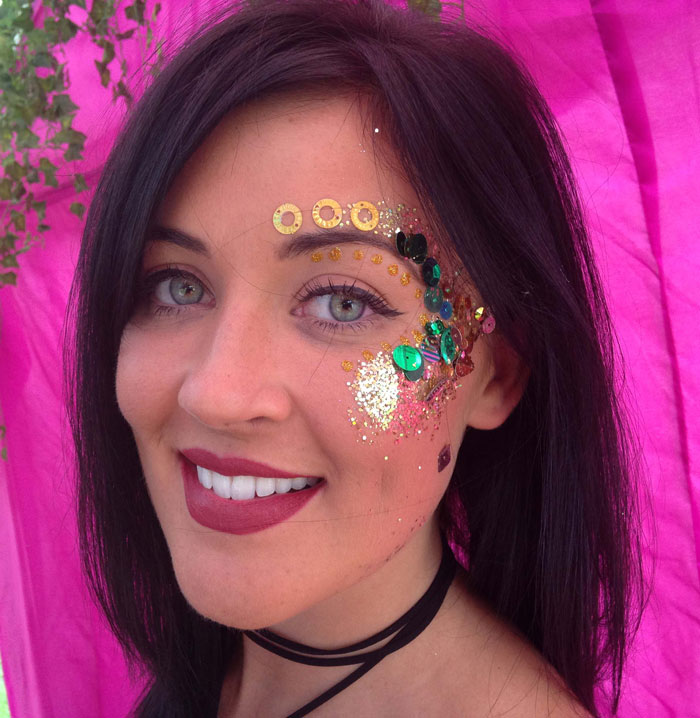 Glitter Face Painting Booth - Glitter Paint | Festival Entertainment