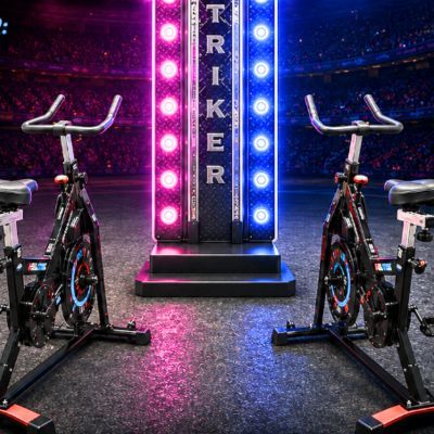 LED High Striker Bicycle