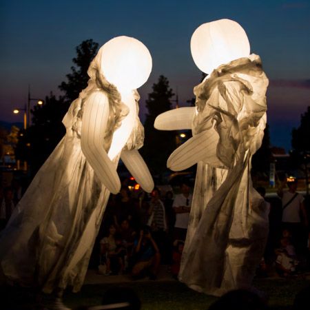 Personajes del Desfile Luminoso