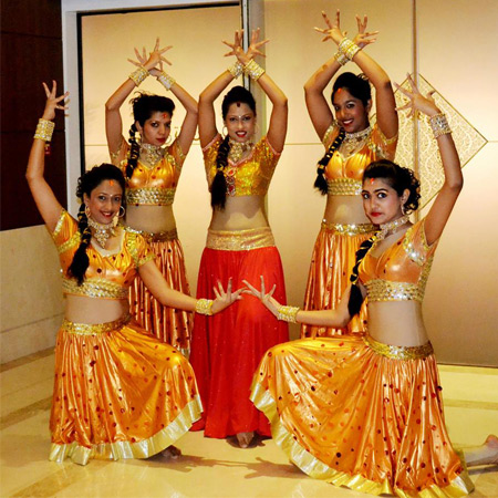 Groupe de danse Bollywood à Dubaï