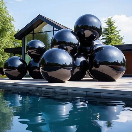 Giant Shiny Orbs Decor