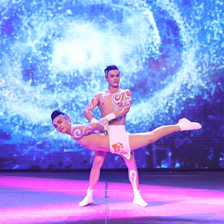Twin Acrobatic Act Beijing