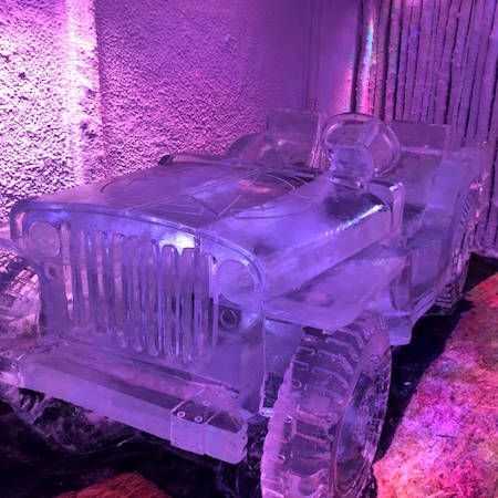 Eisskulpturen Frankreich