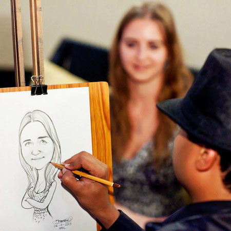 Caricaturist Dubai