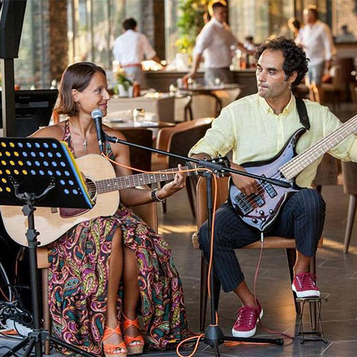 Duo de jazz en Turquie