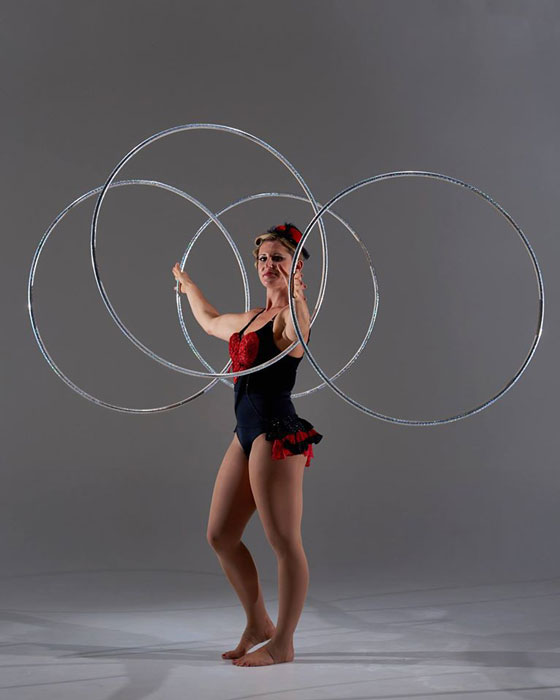 Hire Hula Hoop Performer Book Circus Act Scarlett Entertainment 