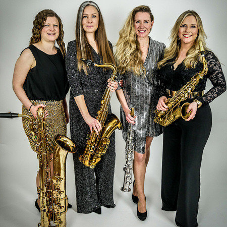 Quatuor de saxophones féminin