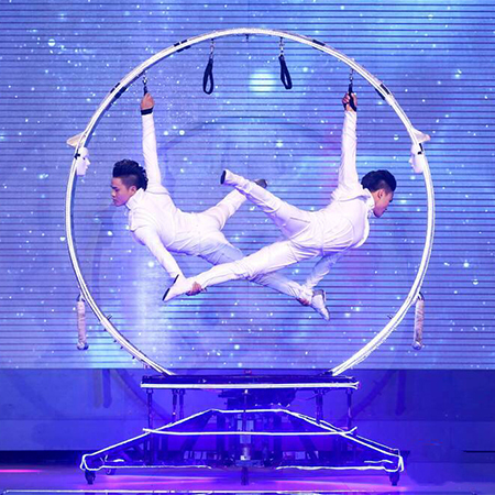 Rotating Hoop Duo