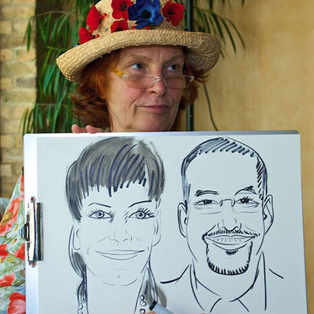 Karikaturistin Margarete