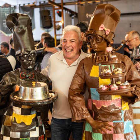 Roaming Chocolate Statues