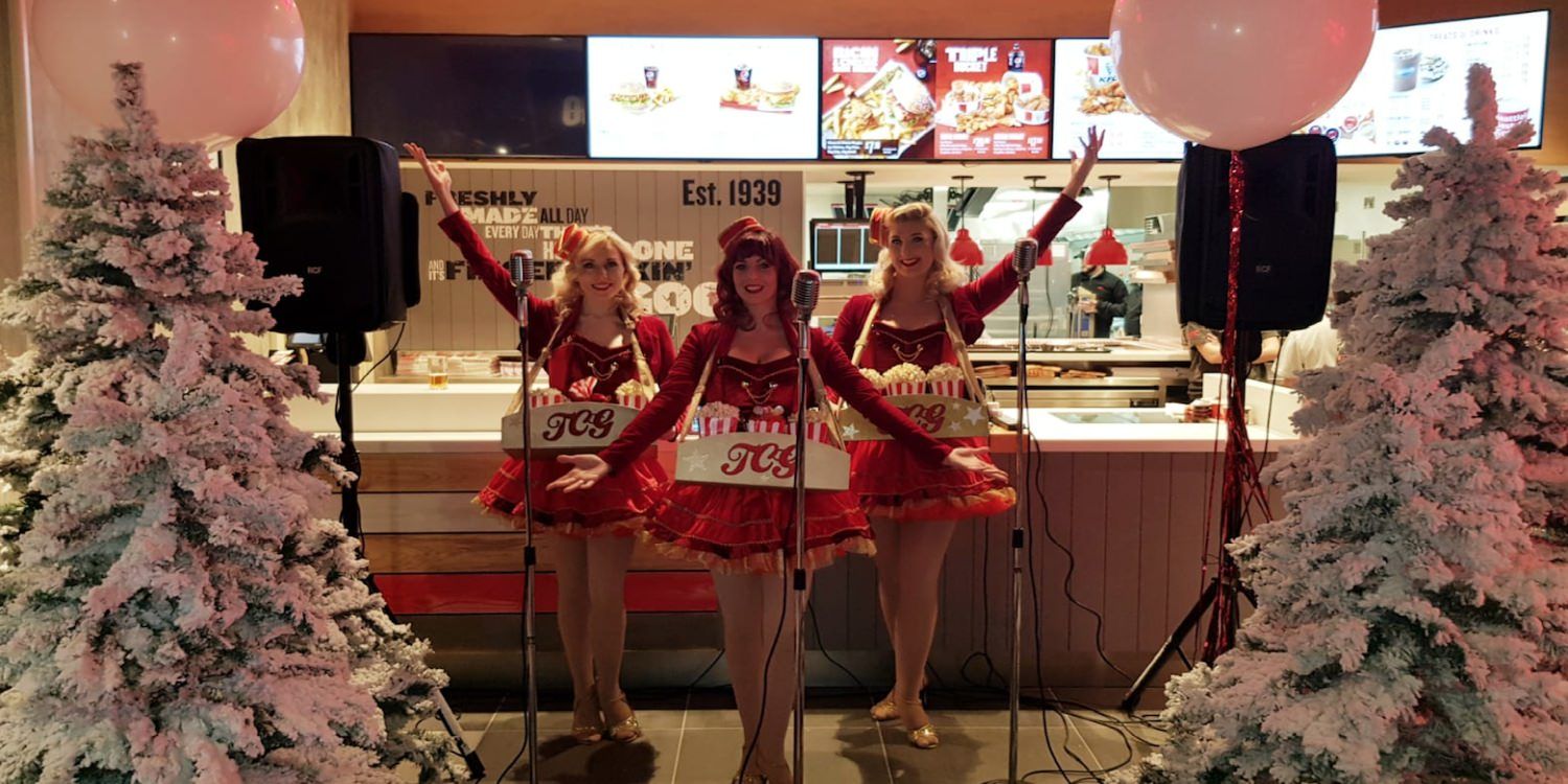 Usherettes Launch Gatwick KFC