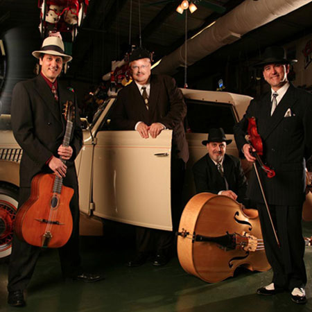 Groupe de jazz swing vintage