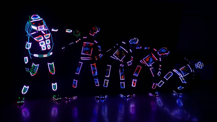 Customisable LED Dancers Asia - Hire LED Dancers | India