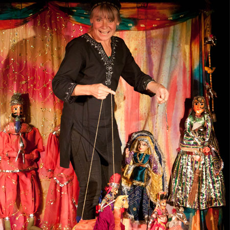 Spectacle de marionnettes indien