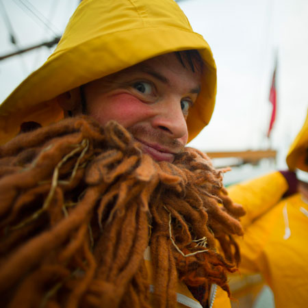 Trawler Fishermen Stilt Walkers