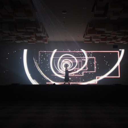 Geometrische Video-Mapping-Show