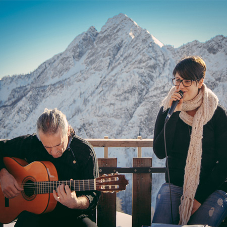 Duo de reprises acoustiques italiennes