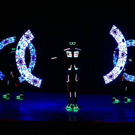 LED Tron Poi Giradores