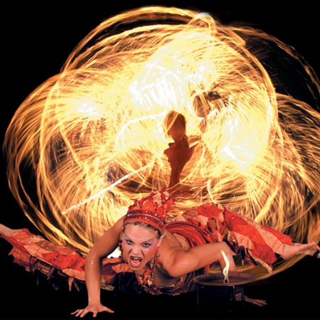 Acrobatic Fire Show