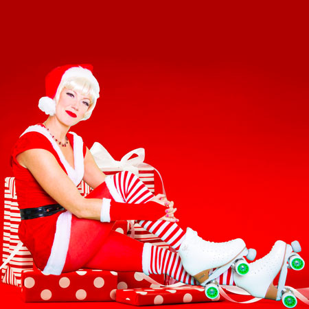 Roller Skating Christmas Act