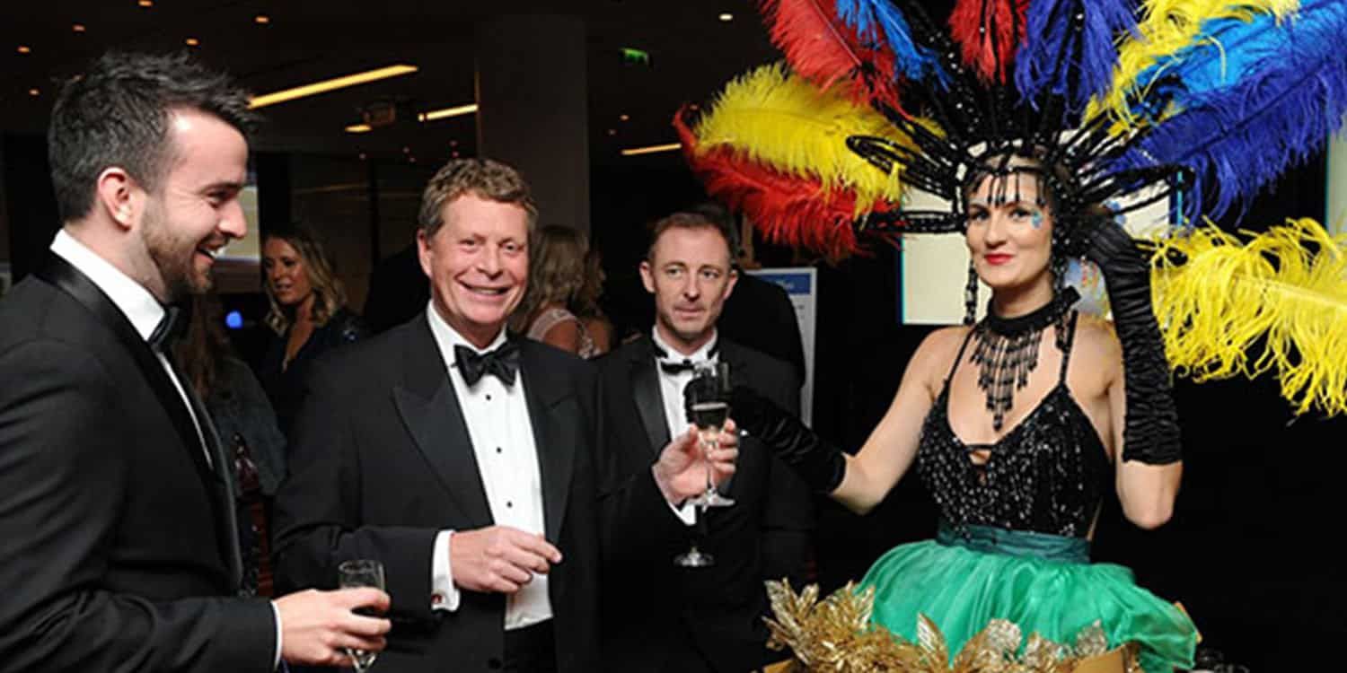 Champagne Dresses Serve Up Classy Event Entertainment At Awards Ceremony In London