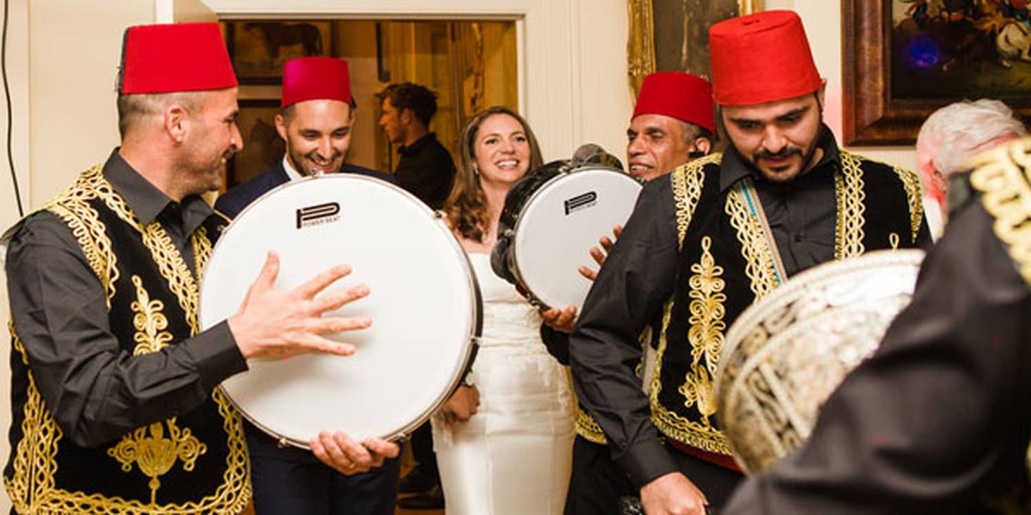 Spectacular Zaffa Dance With Bride And Groom