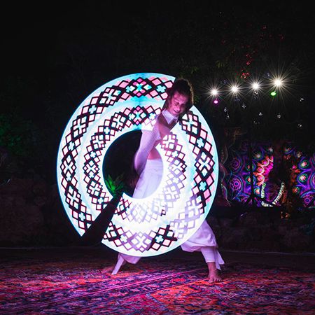 Fire & LED Cirque Performer