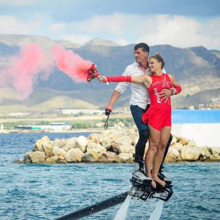 Spettacolo Flyboard Spagna