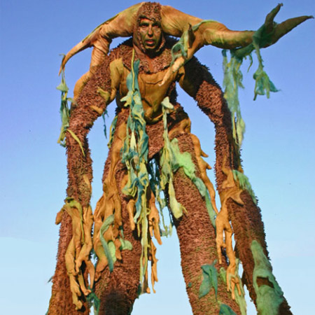 Tree Root Stilt Walkers