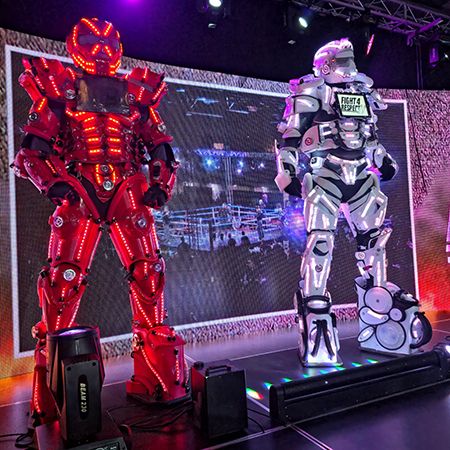 Roaming LED Robots Netherlands