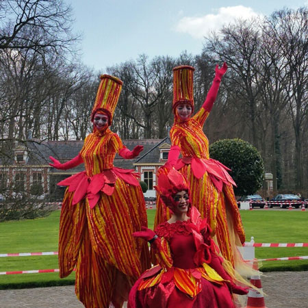 Flower People Stilt Walkers