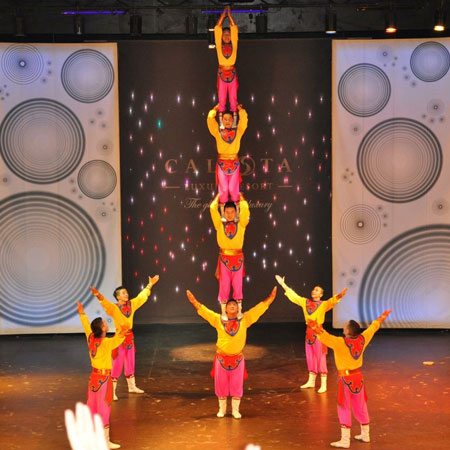 Mongolian Circus Performers