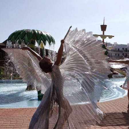 Fibre Optic Wings Walkabout Act