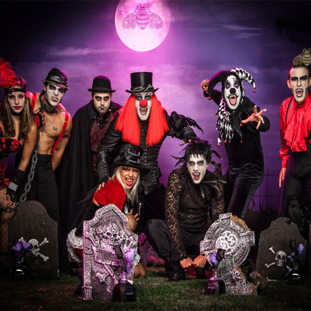 Spectacle de cirque d'Halloween