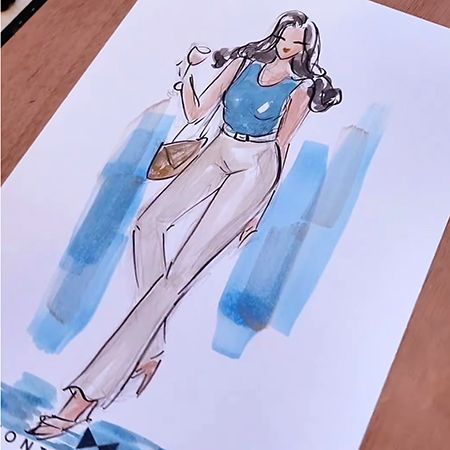 Watercolor Fashion Illustrators