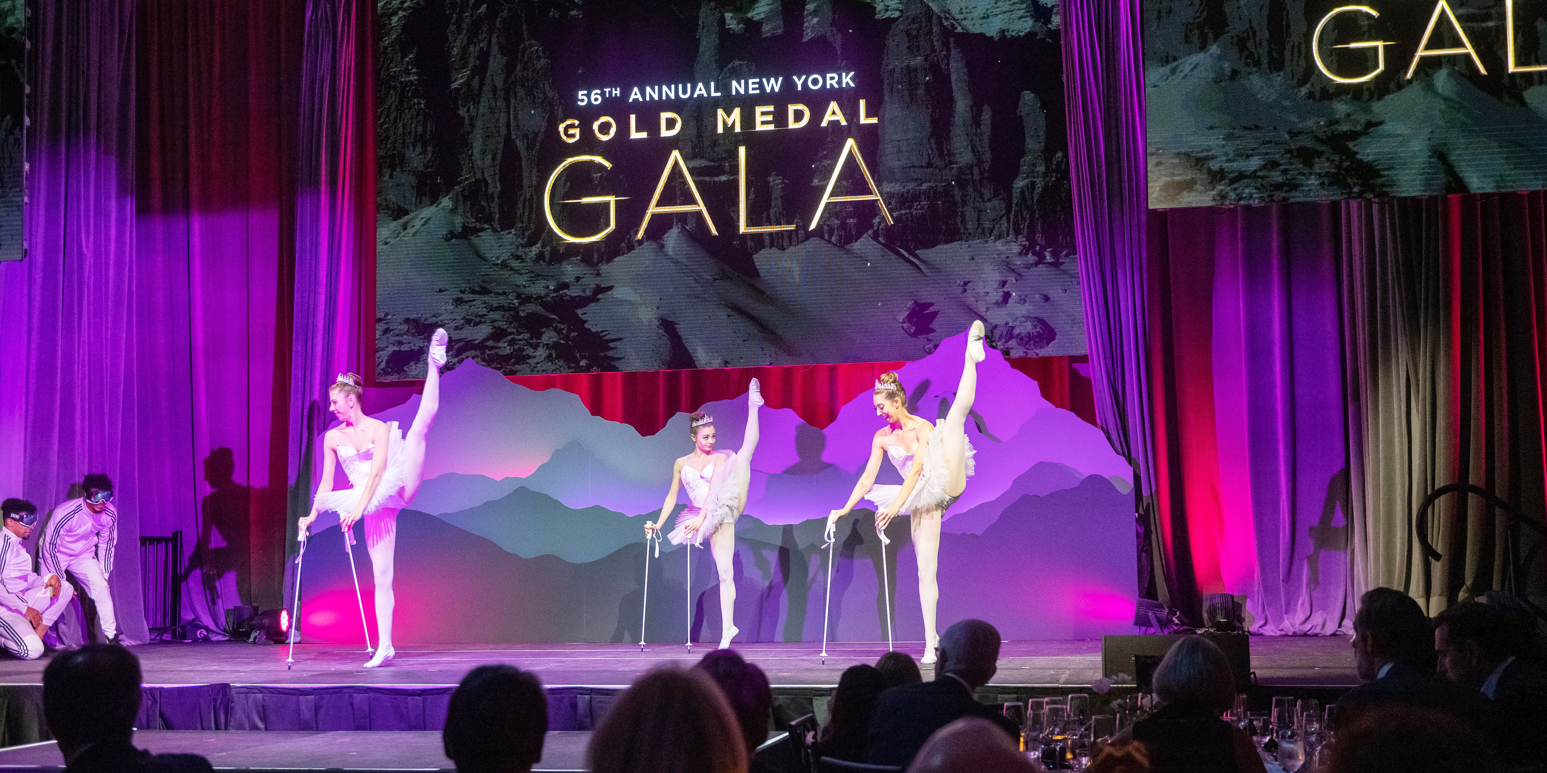 Ballerinas and DJ Mesmerise at New York Ski and Snowboard Gala