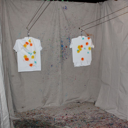 Paintball T-Shirt Aktivität