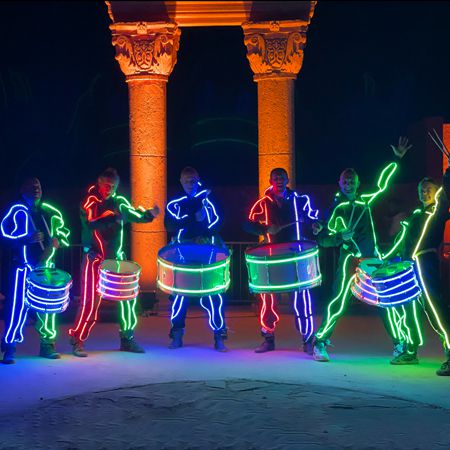 <span>Tambores LED itinerantes Dubai</span>