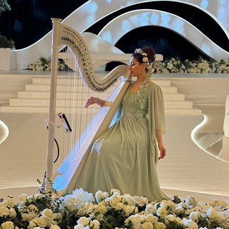 Suonatore di arpa araba UAE