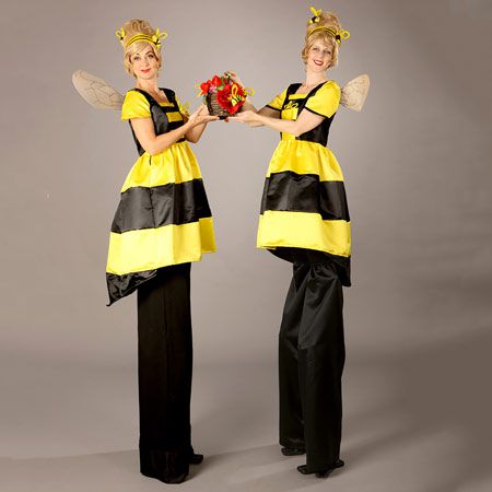 Roaming Bumblebee Stilt Walkers