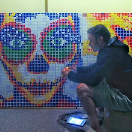 Rubik Cube Art Afrique du Sud